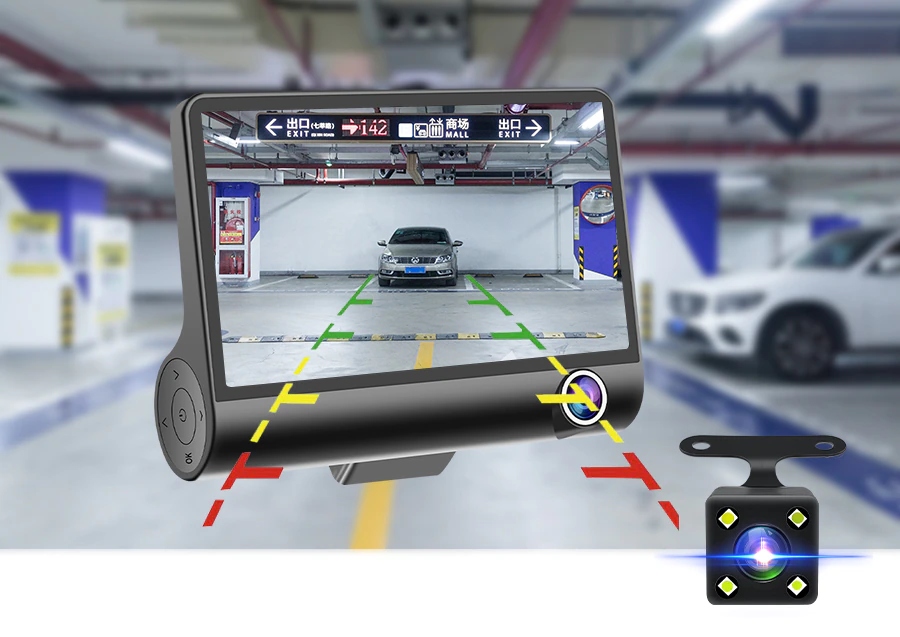 REJESTRATOR JAZDY 3 KAMERY KAMERA TYL FULLHD 64GB Producent code REJ3W1