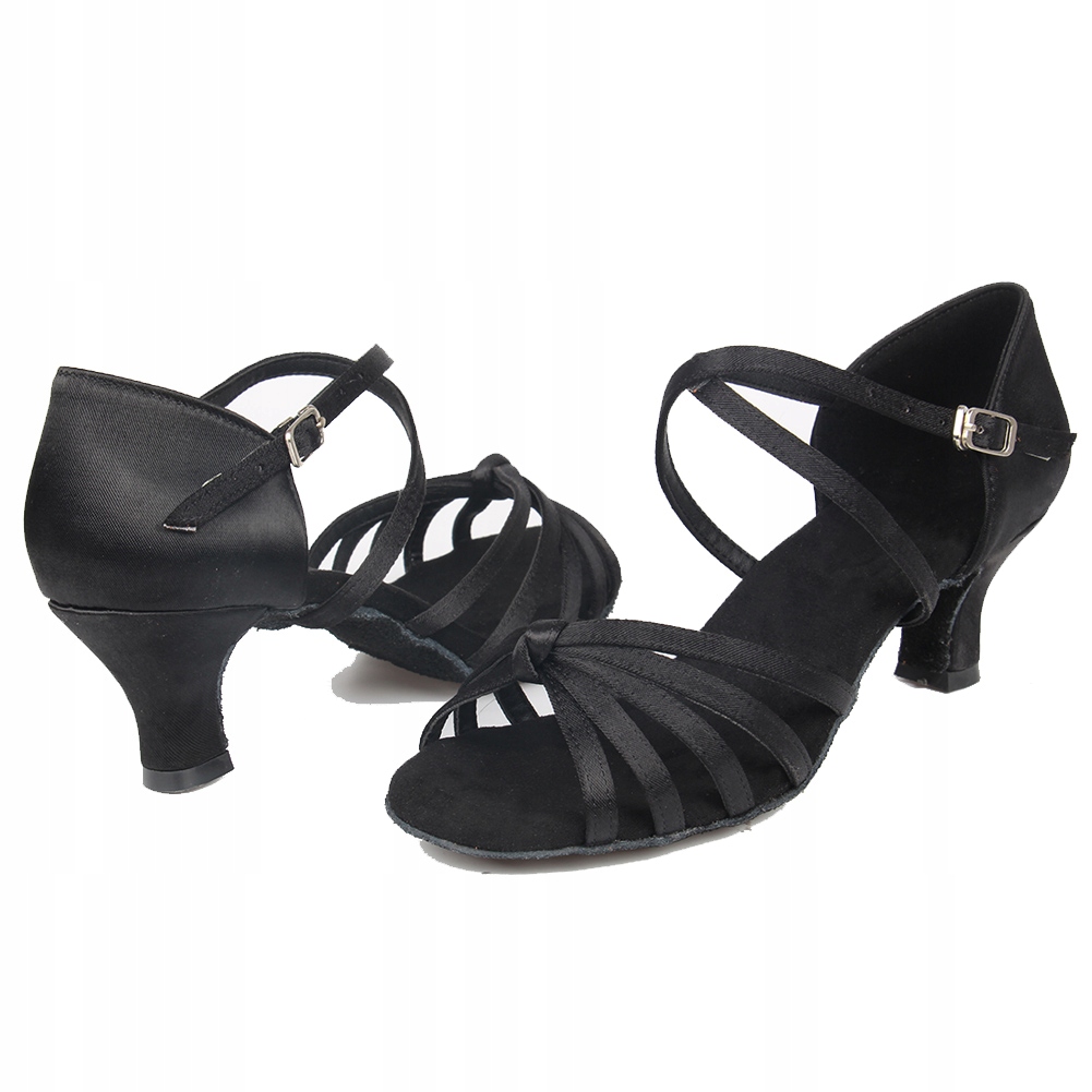 BUTY DO TAŃCA TANECZNE LATINO SALSA 5cm - CZARNE Rozmiar 42