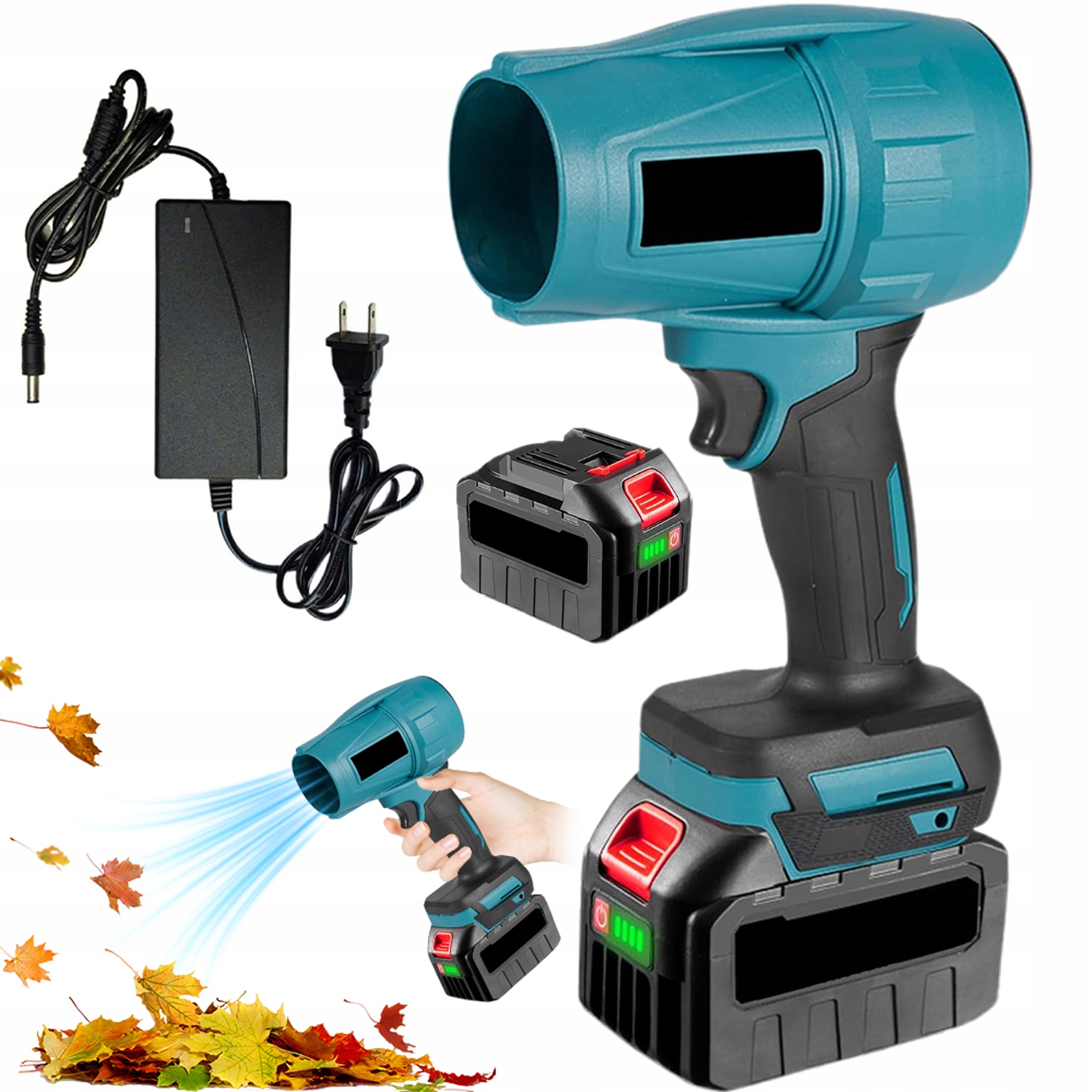 Silná Foukač vzduchu 2000 W pro prach z listů a průmyslových částic