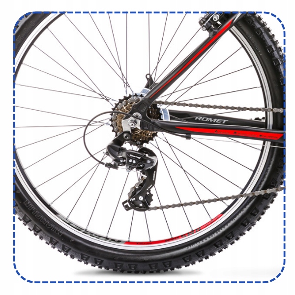 ROWER GÓRSKI MTB ROMET RAMBLER JR 26 SHIMANO ALU OŚWIETLENIE STOPKA GRATIS Kod producenta RFMTBRXXJR26151127OA