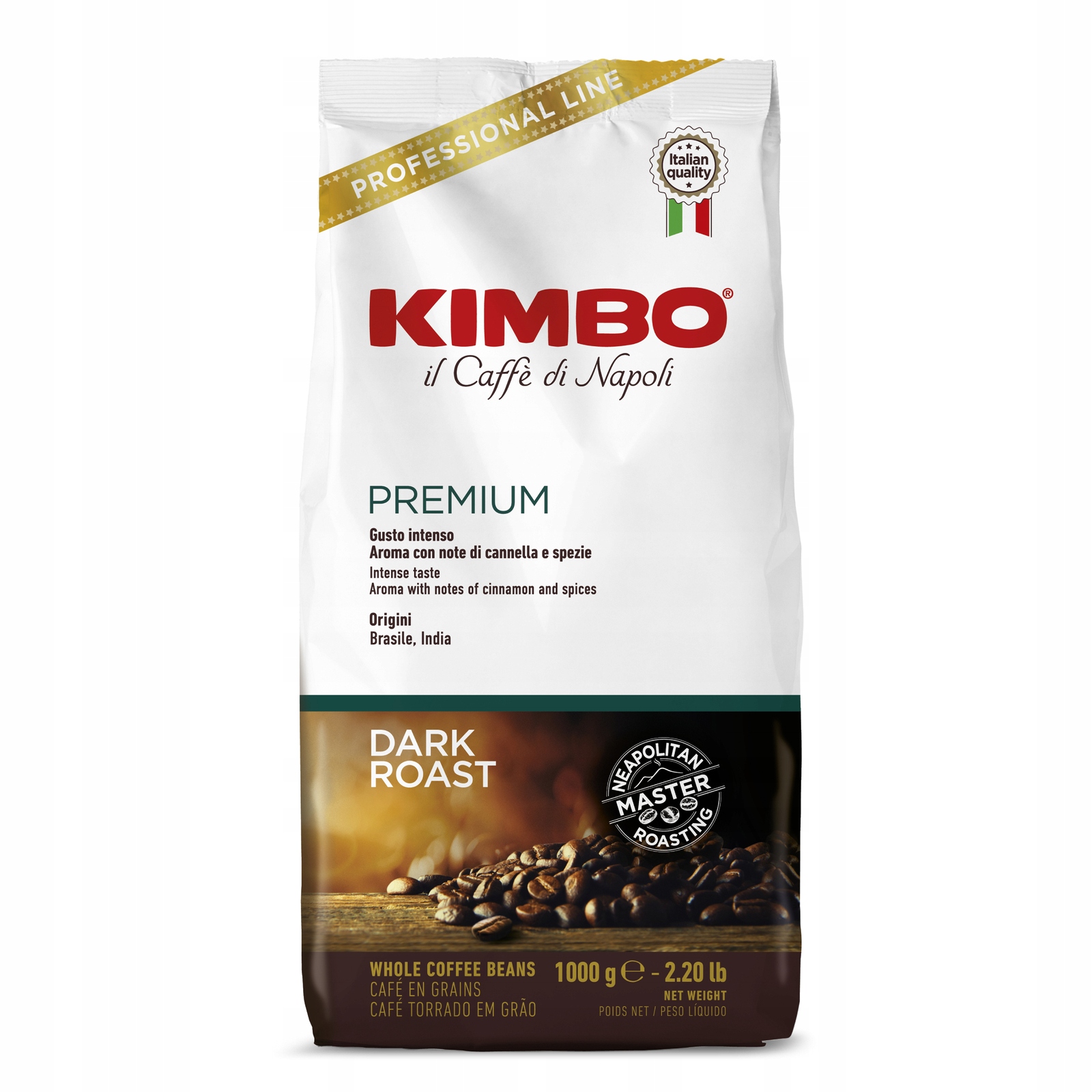 Levně Káva zrnková Kimbo Premium čerstvě pražená 1 kg