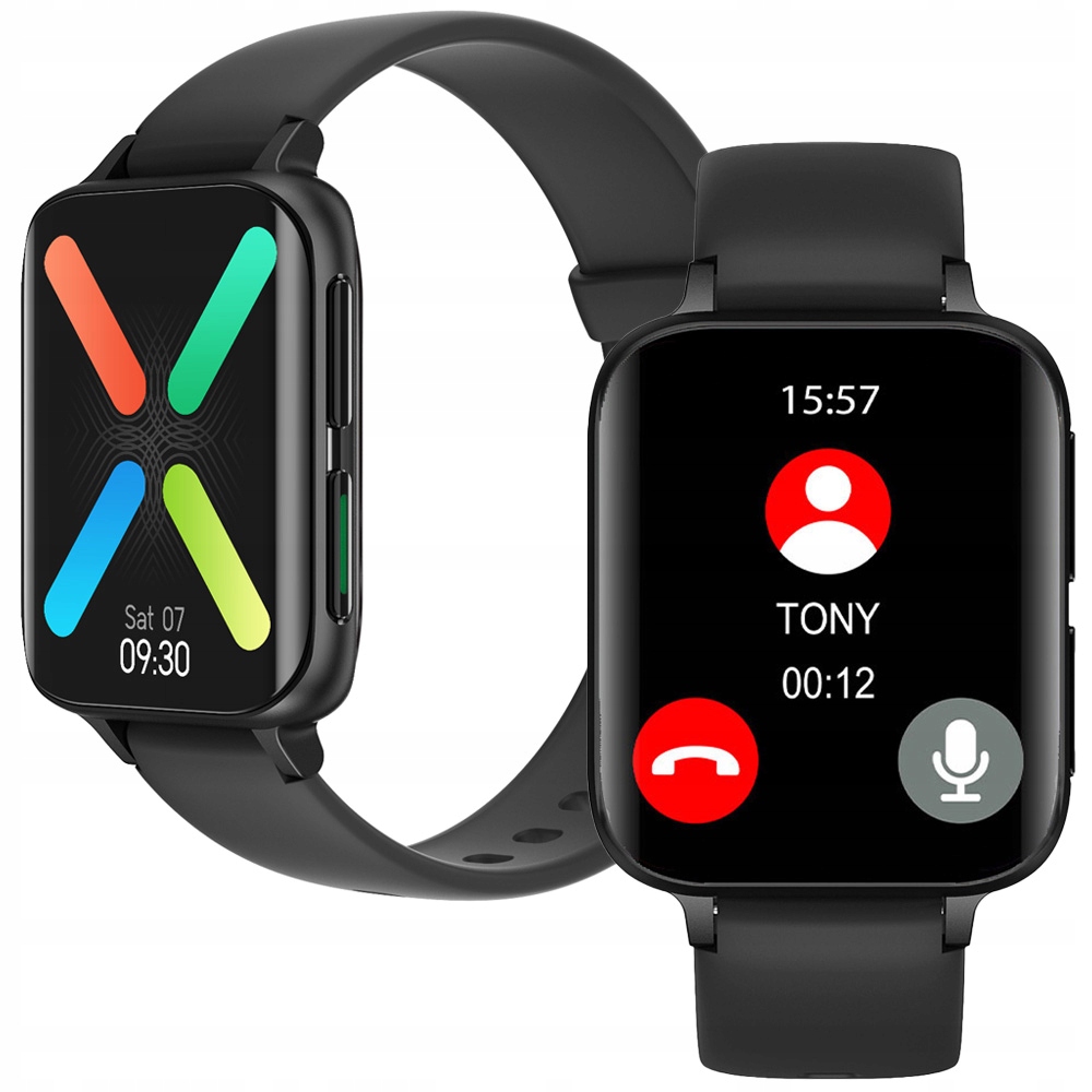 

Smartwatch DT93 sportowy Zegarek dotykowy czarny