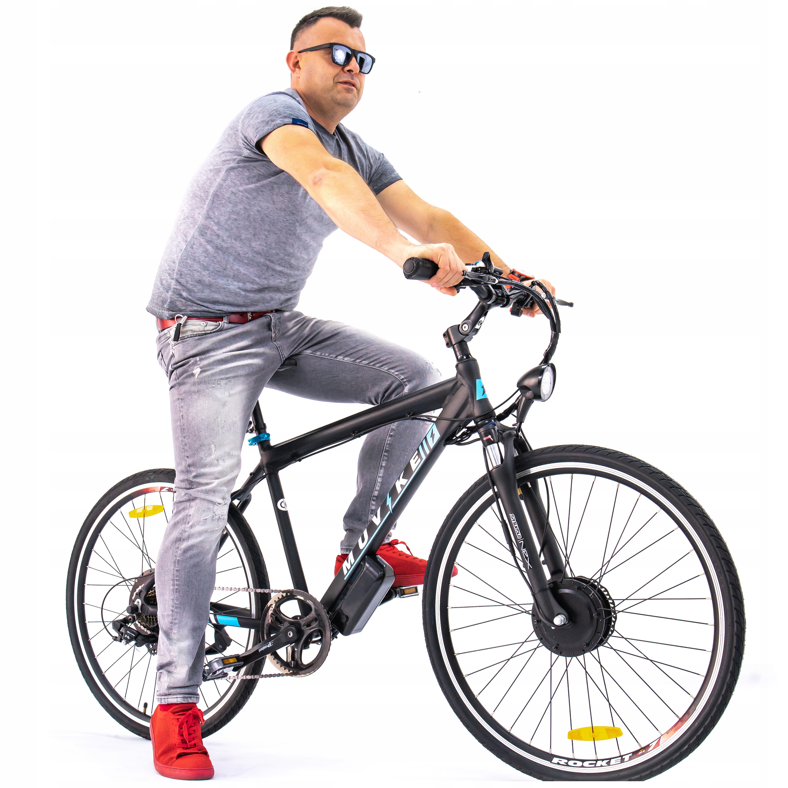 Rower Elektryczny Męski 28” Muvike Torero Moc 49Nm 36V 250W 25km/h Do 75KM