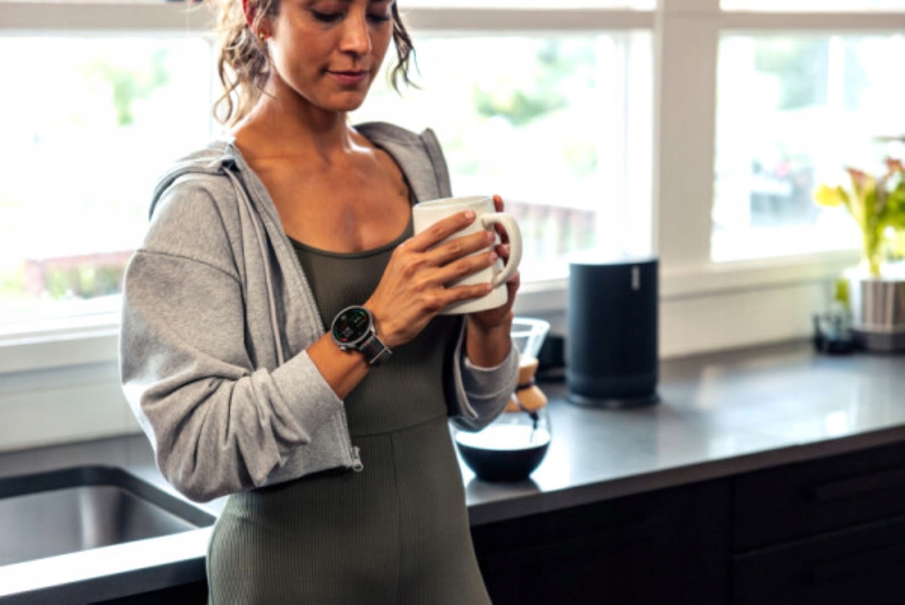 Smartwatch AMAZFIT Balance Czarny Materiał paska guma