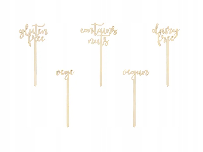 Levně Toppery na sladký stůl, 14.5-16 cm