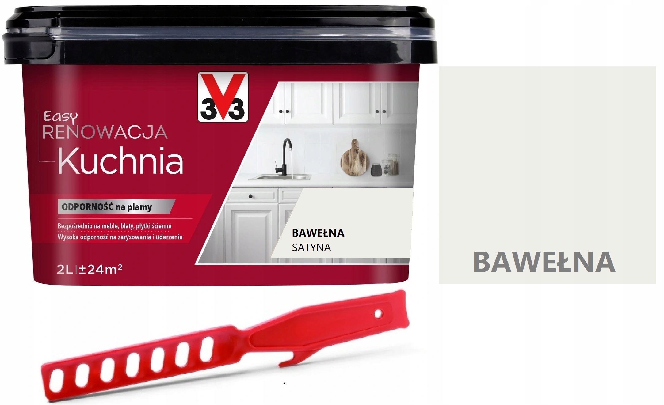 

V33 Farba Renowacyjna do mebli kuchennych 2L Baw