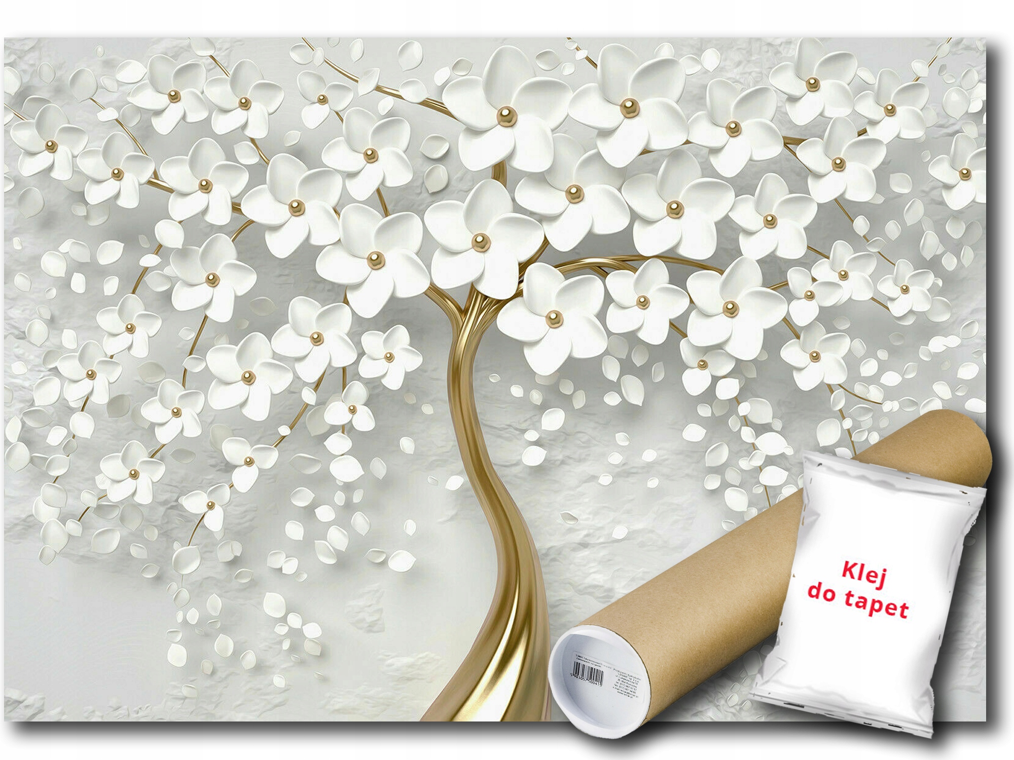 Fototapeta Vinylový Strom 3D Kvety 416x254