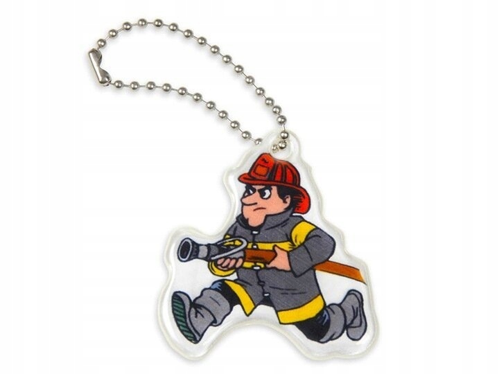 

Zawieszka odblaskowa – strażak w biegu