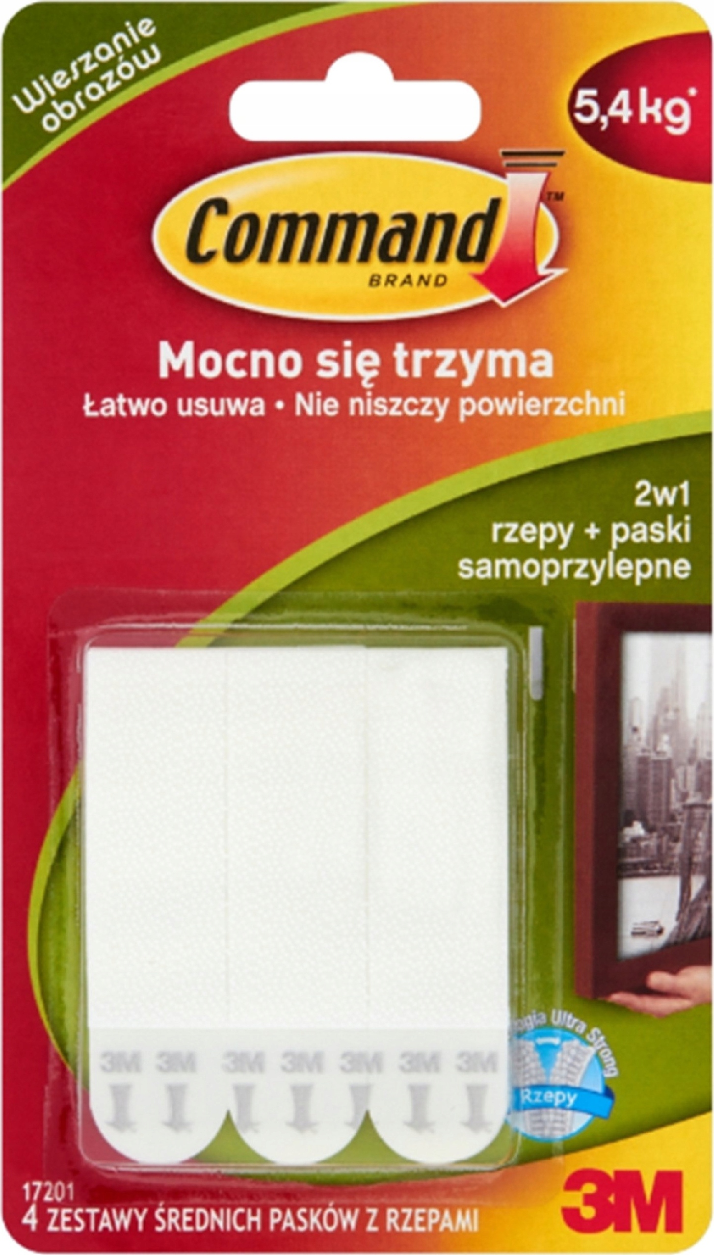 

Command Rzepy Do Obrazów Ramek Średnie 8 szt