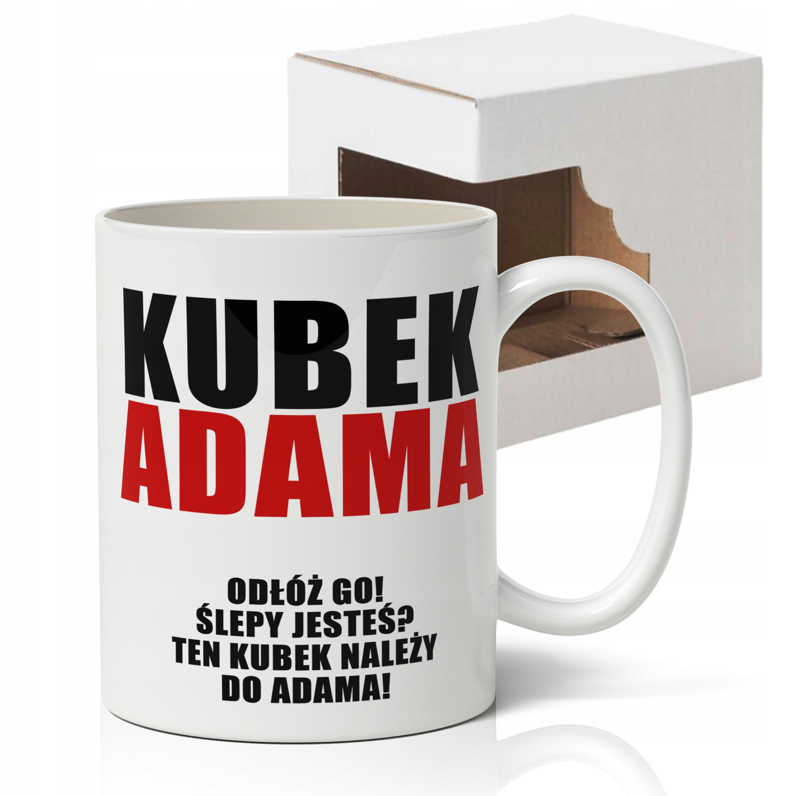 

Kubek Śmieszny do Pracy/Szkoły Twoje Imię