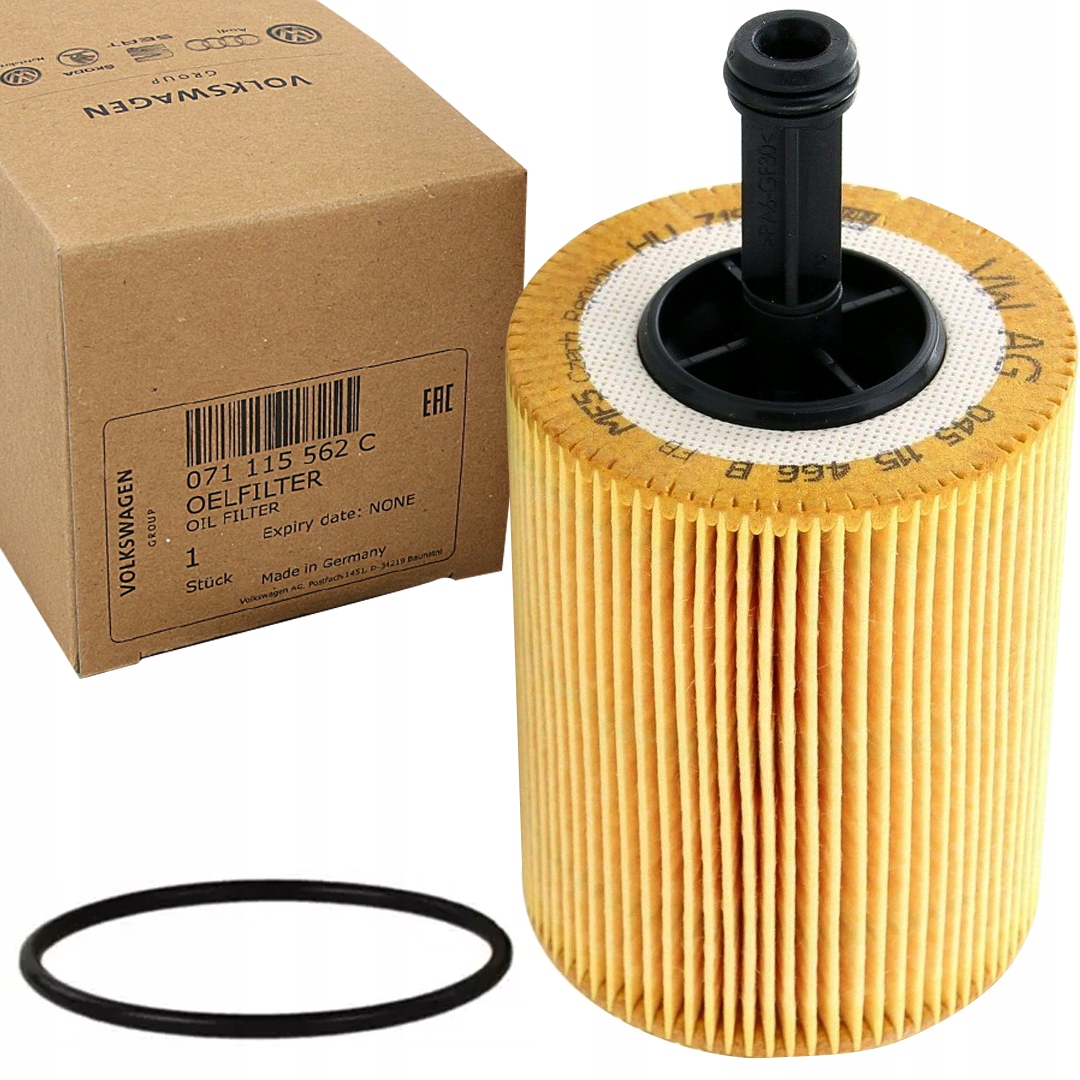VW FILTR OLEJU 071115562C AUDI SEAT SKODA ORYGINAŁ