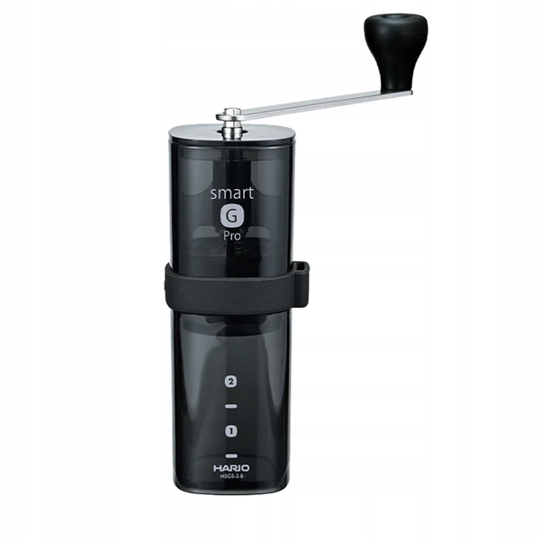 Ručný mlynček na kávu Hario Smart G Pro oceľový mlynček, regulácia mletia