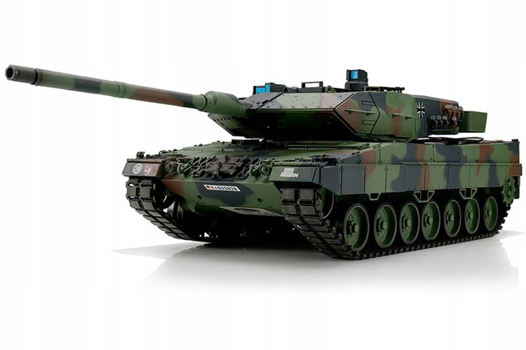 Czołg RC Leopard 2A6 1:16 BB + System IR - metalowe elementy