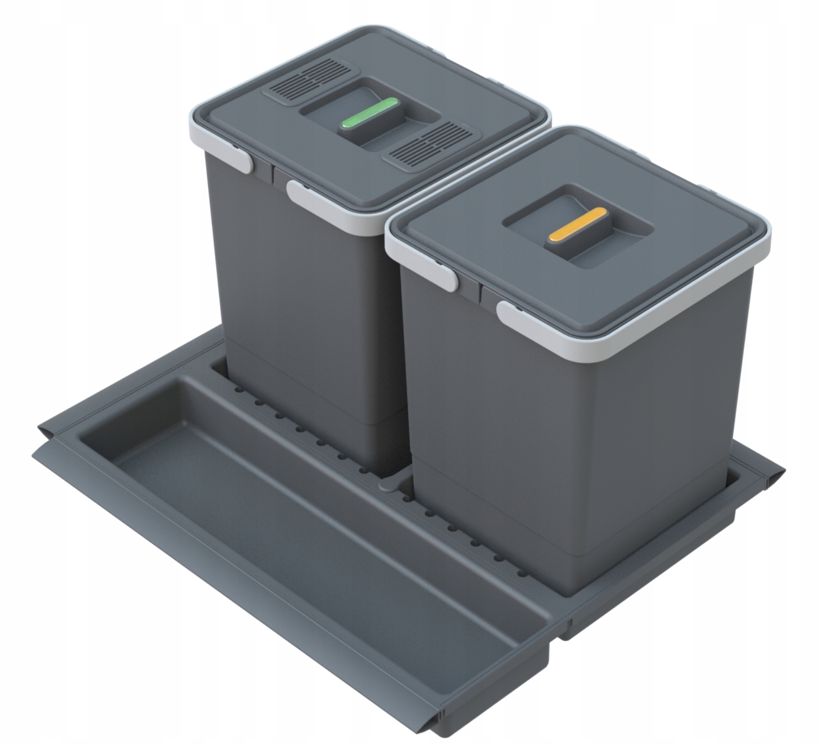 Levně Odpadkový koš do zásuvky 50 Elletipi třídič na tříděný odpad 20L 2x10L