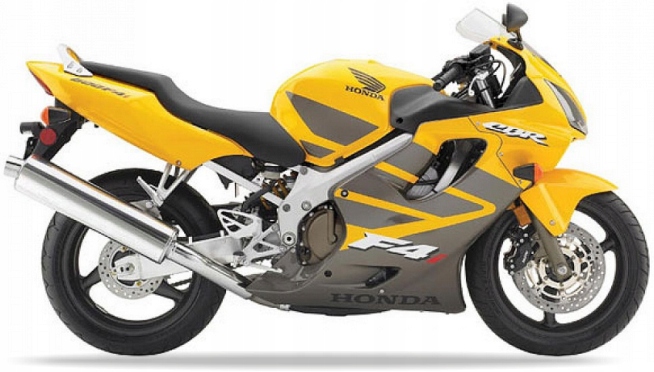 Samolepky Na Motocykl Juula Pro Honda Cbr 600 F4 2001-2006 Žluté Y124 Šedé