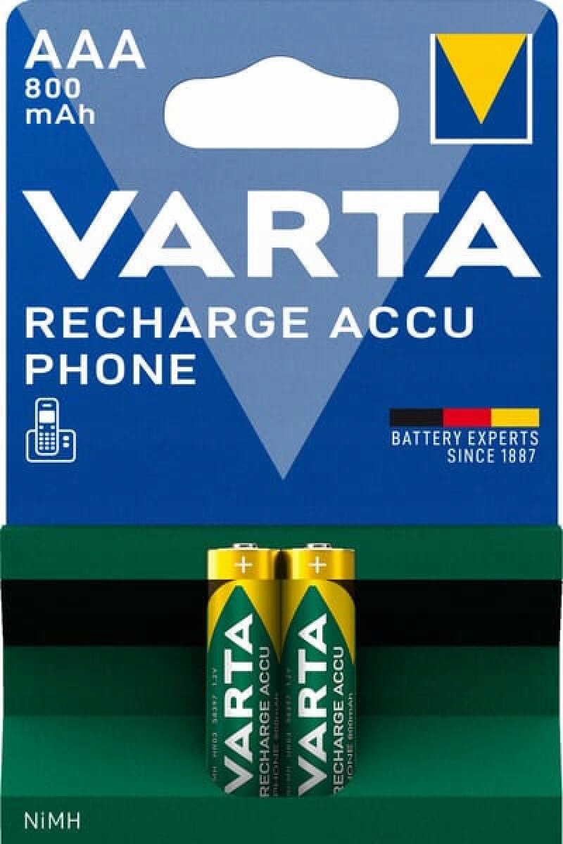 Akumulator Varta Aaa HR03 1.2V 800mAh 2szt NiMH blister VT58398