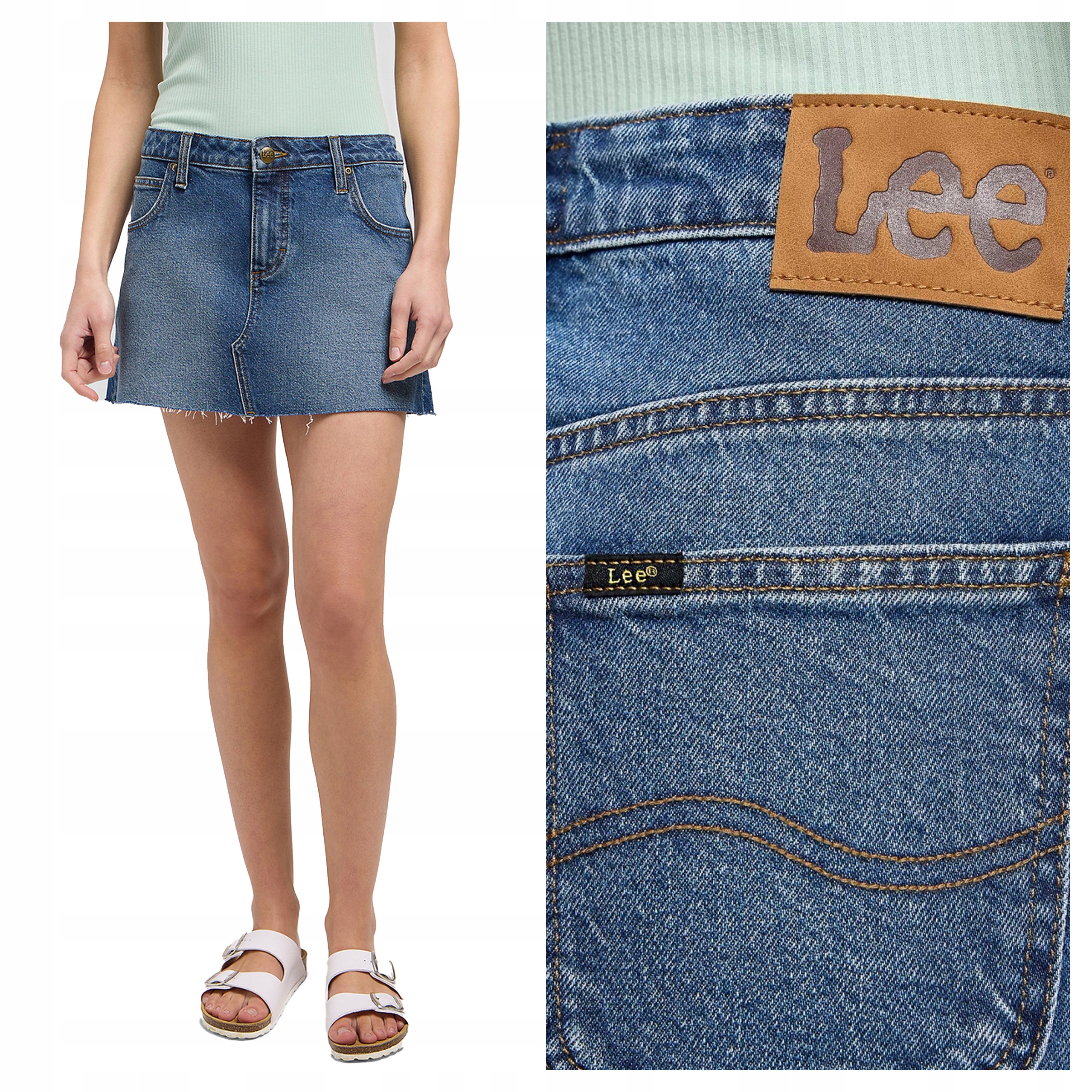 Lee Mini Skirt W28 Dámská sukně mini