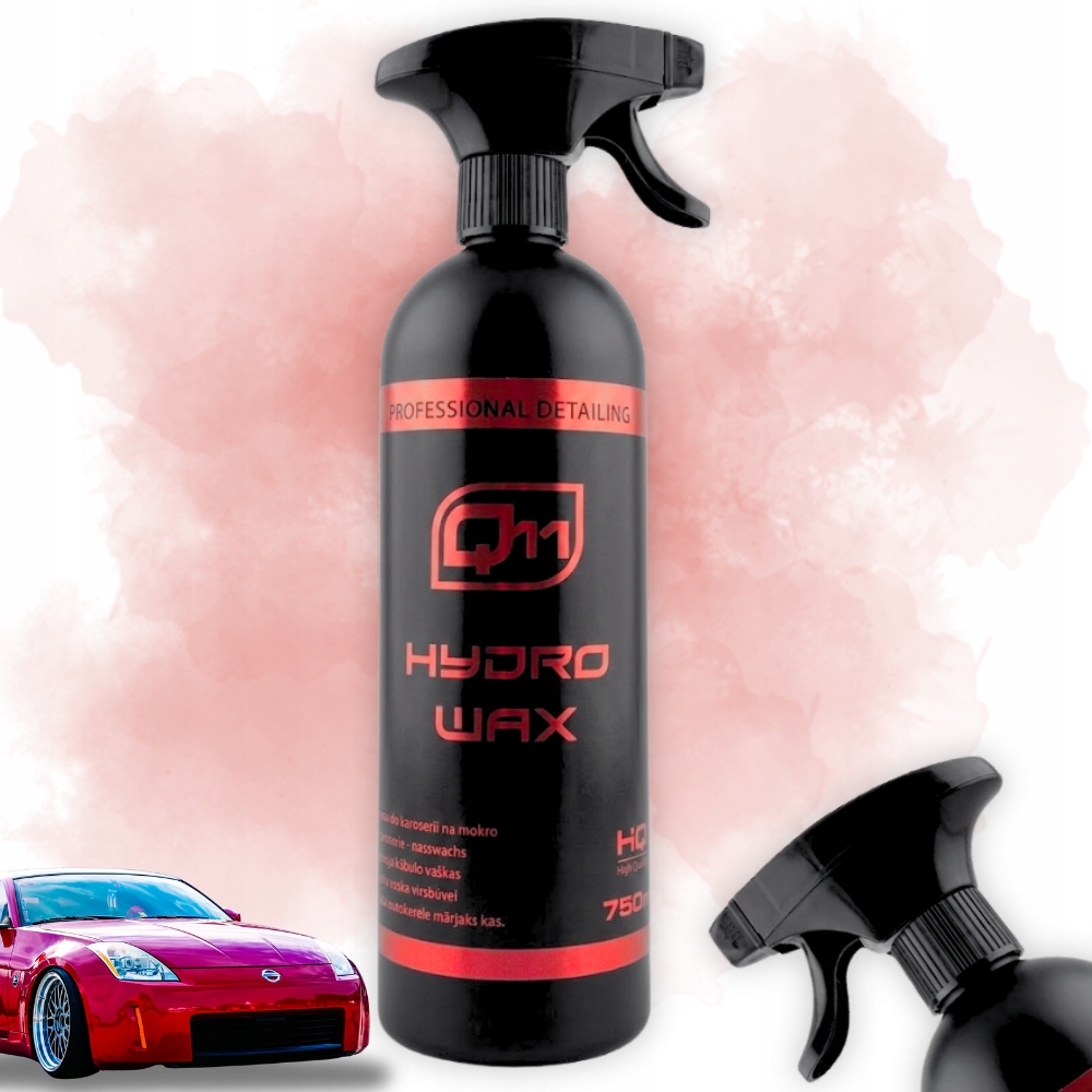 Wosk Samochodowy W Płynie Na Mokro Sucho Hydro Wax 750 ml Z Atomizerem