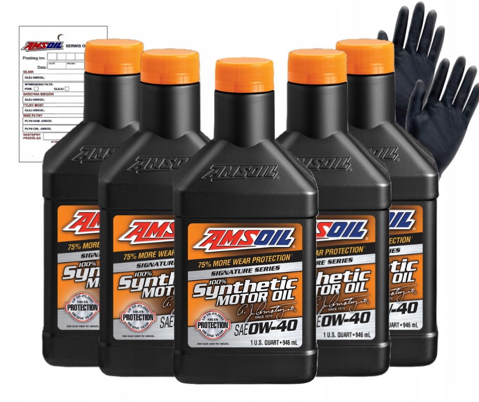 Amsoil Signature 0W40 0,946 l sada 5 ks