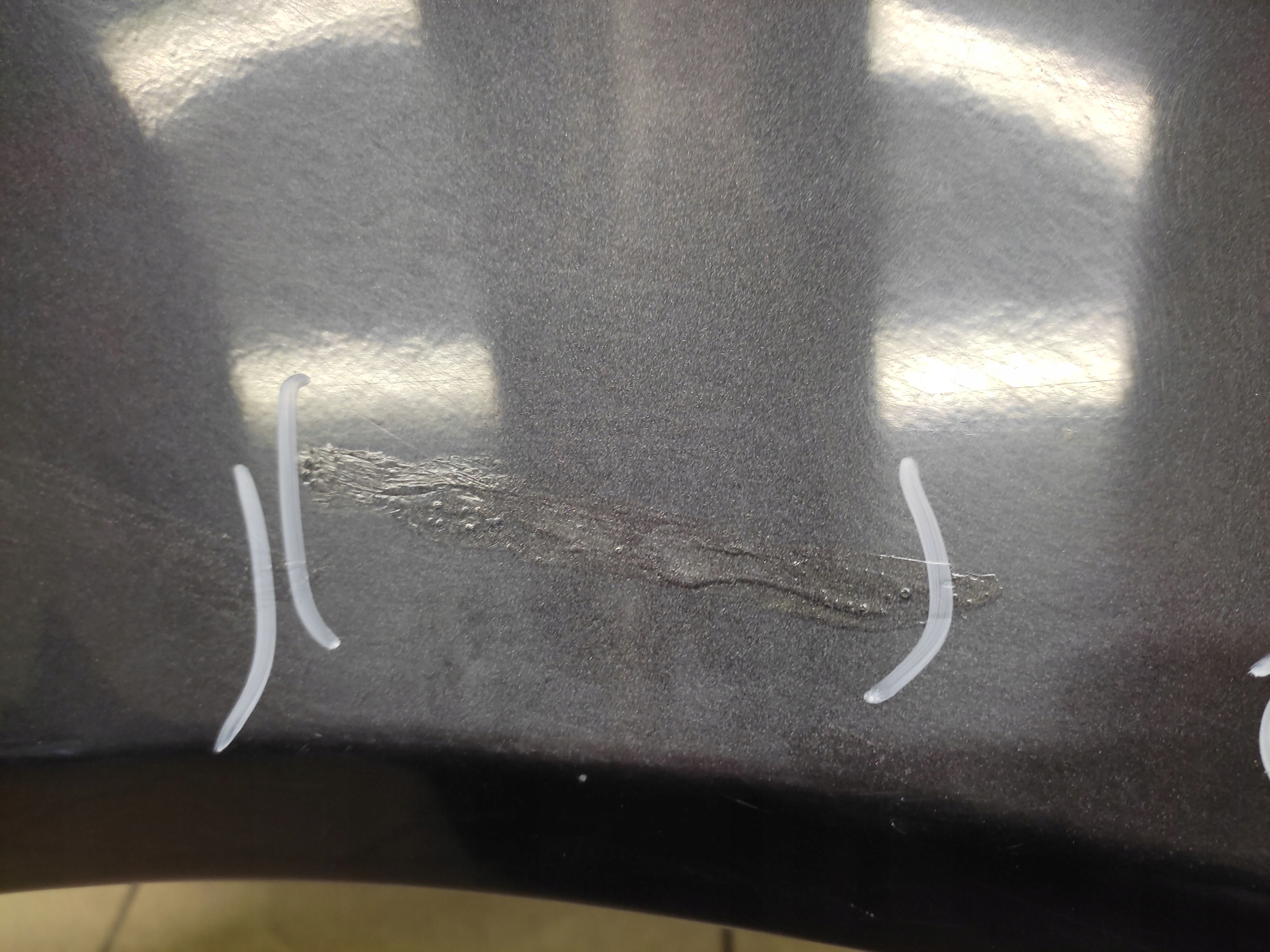 MERCEDES A-class fender right front paint 195