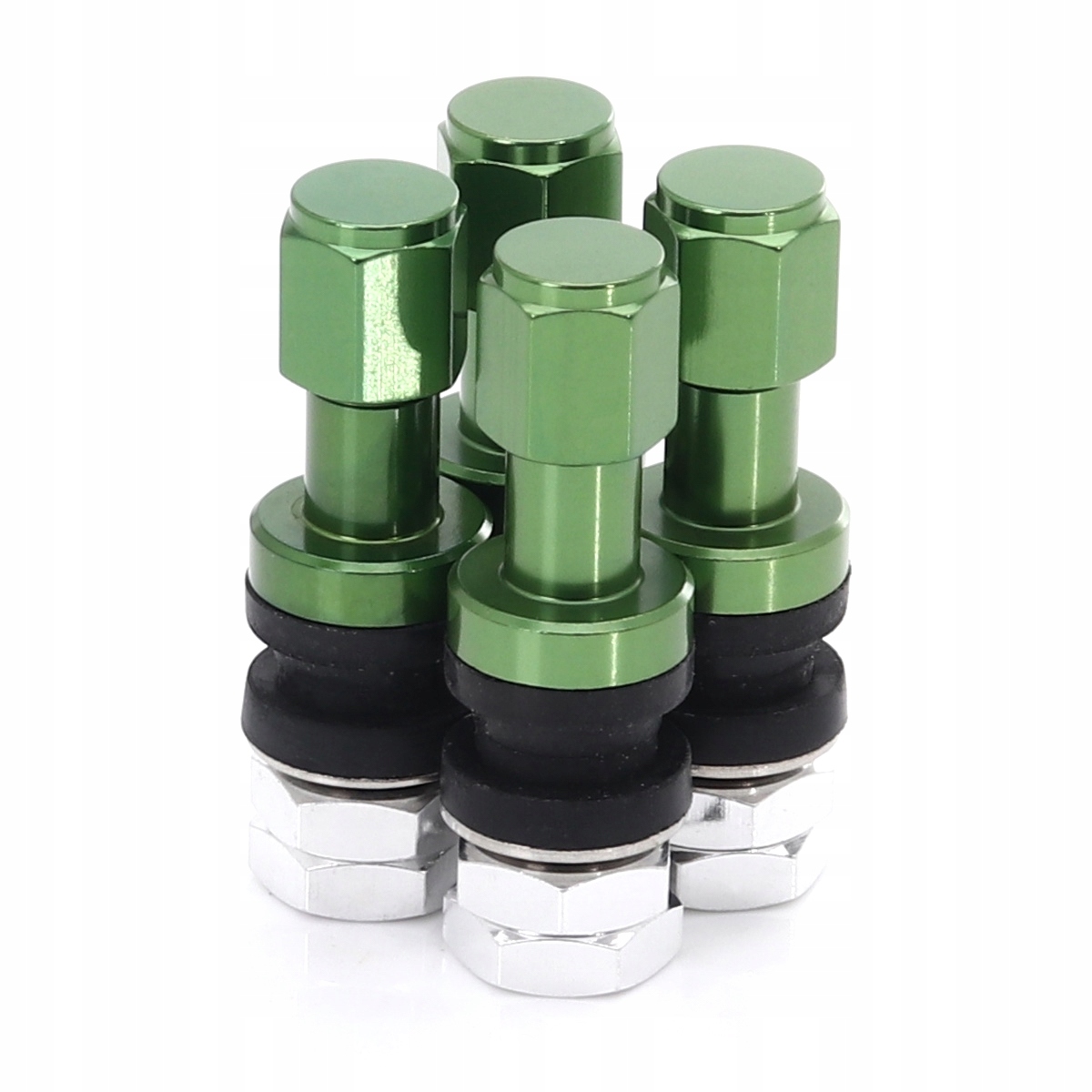 ZESTAW ALUMINIOWYCH WENTYLI JR V2 - ZIELONE