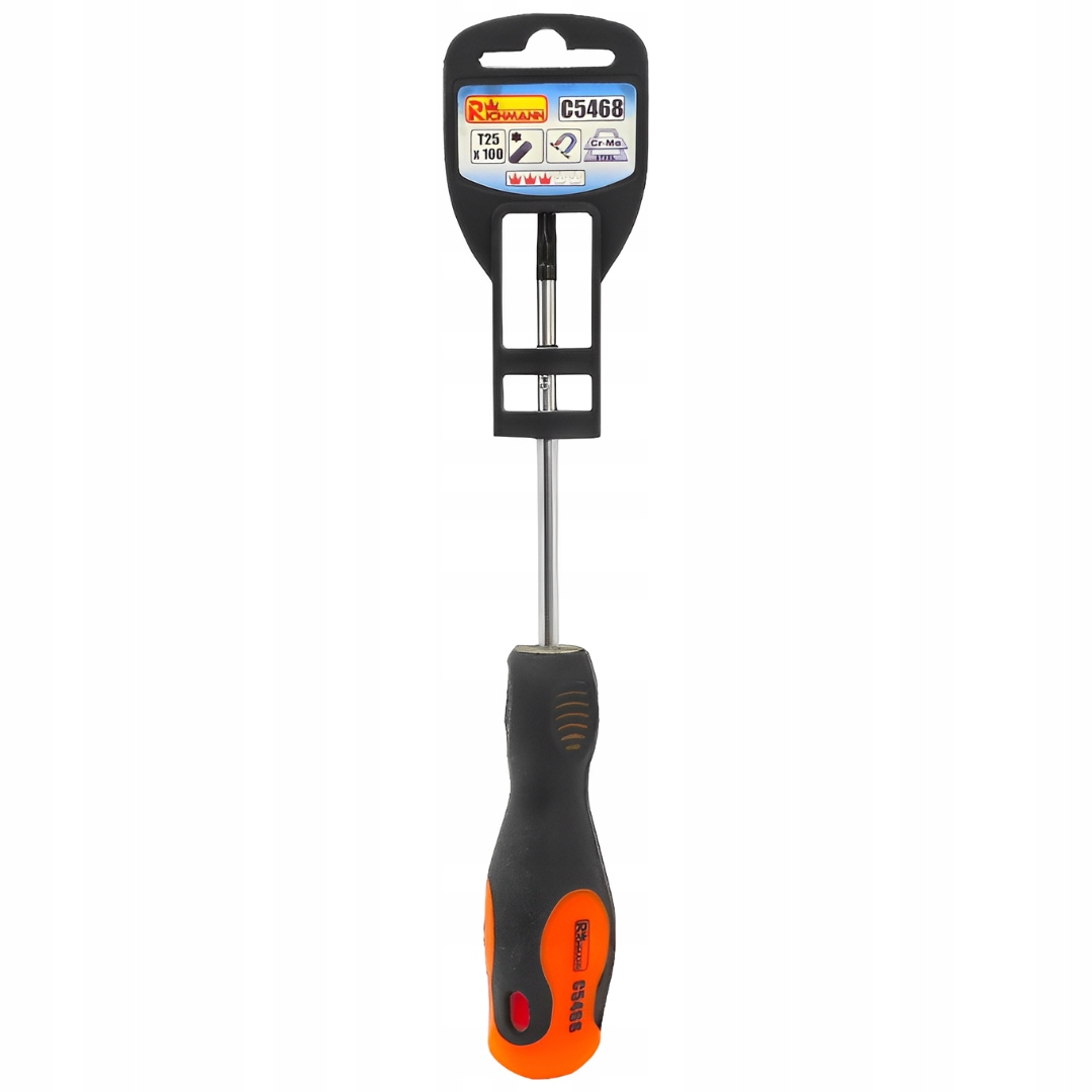 WKRĘTAK TORX T25 x 100 mm STAL CR-MO RICHMANN C5468 Kod producenta c5468