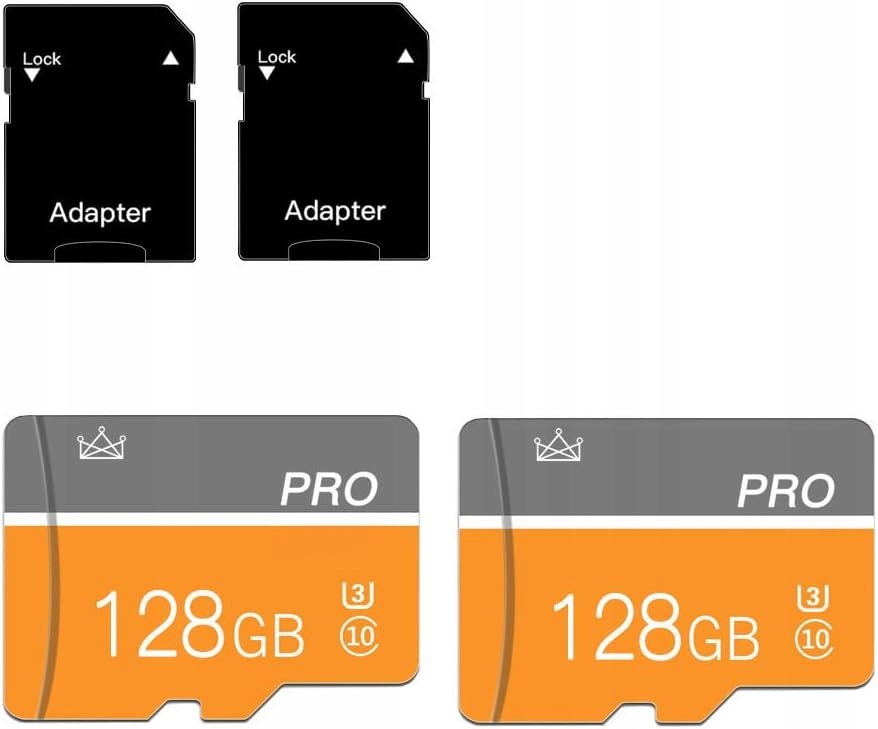 KARTA PAMIĘCI SD NOŚNIK DANYCH ADAPTER TALEBASIC ULTRA 128GB ZESTAW 2PACK
