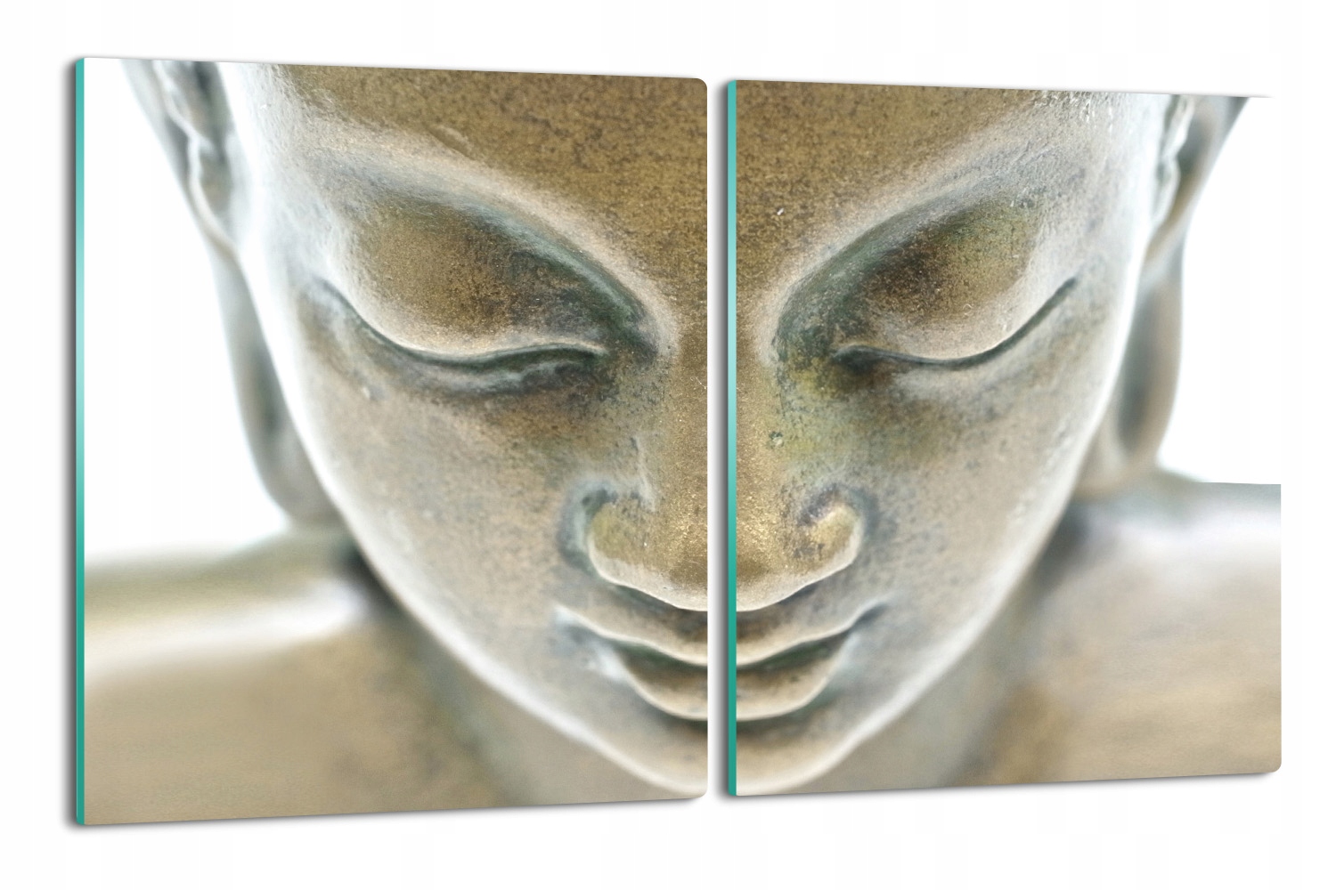 Kryt na sporák 2x 40x52 ze skla Buddha portrét