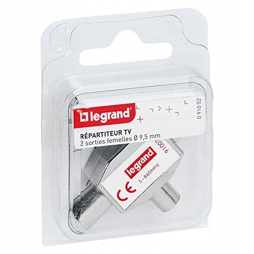 Rozdzielacz sygnału TV Splitter 1x IEC męski / 2x IEC żeński 091002