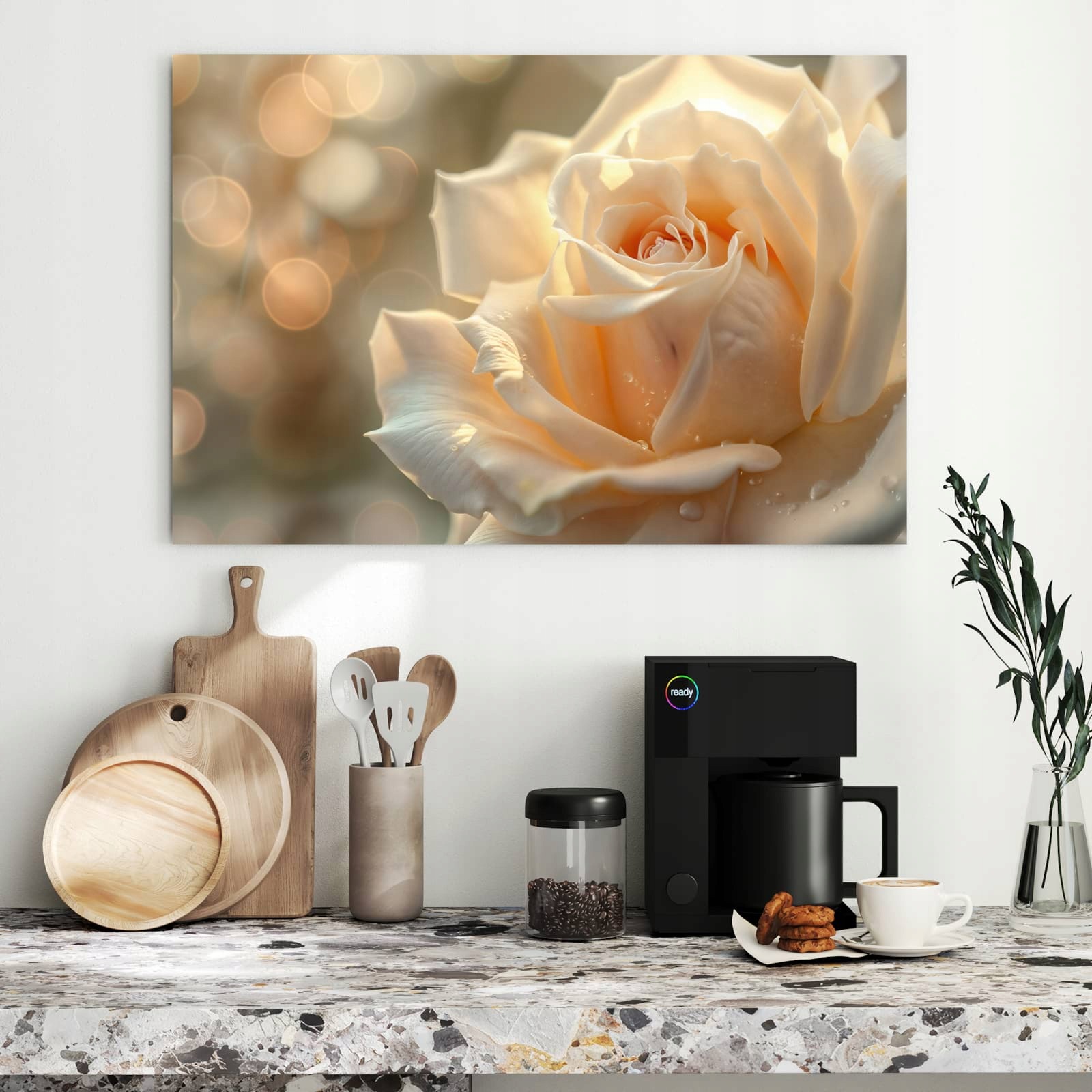 Magnetická tabule Elegantní Růže 90 × 60 cm
