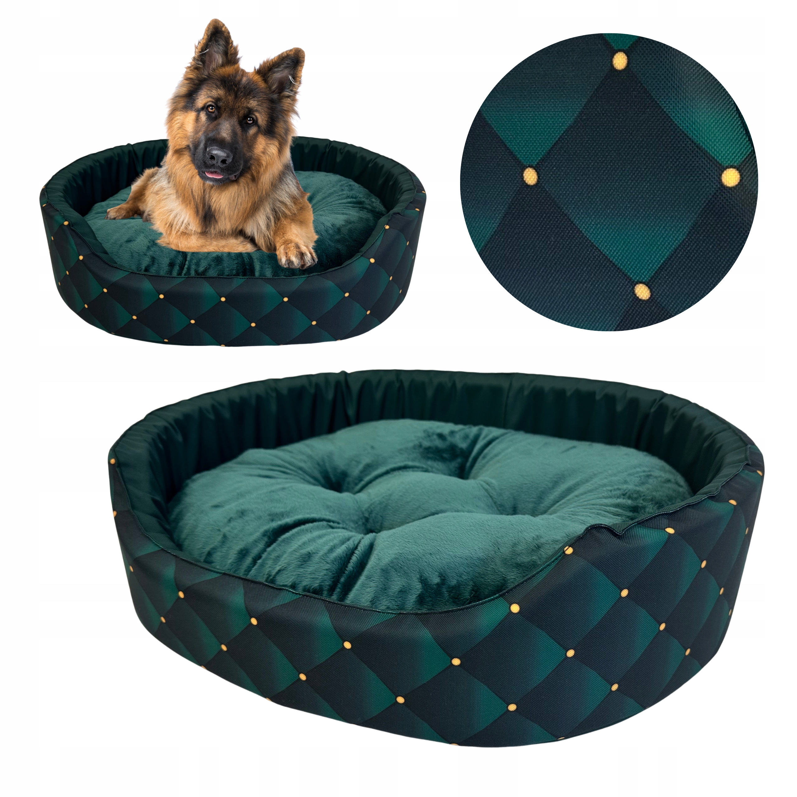 Legowisko kojec posłanie z poduszką Wodoodporne dla psa kota XXL