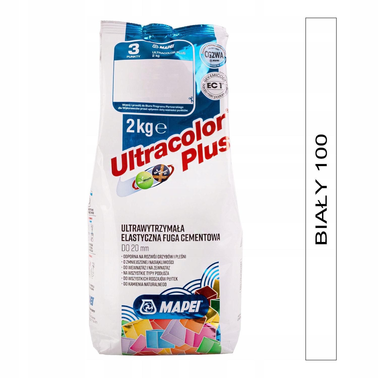 

Fuga Mapei Ultracolor Plus 2 kg biały (100)