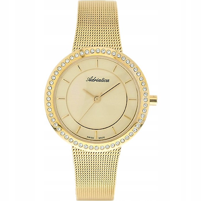 Dámské hodinky Adriatica A3645.1111QZ zlaté