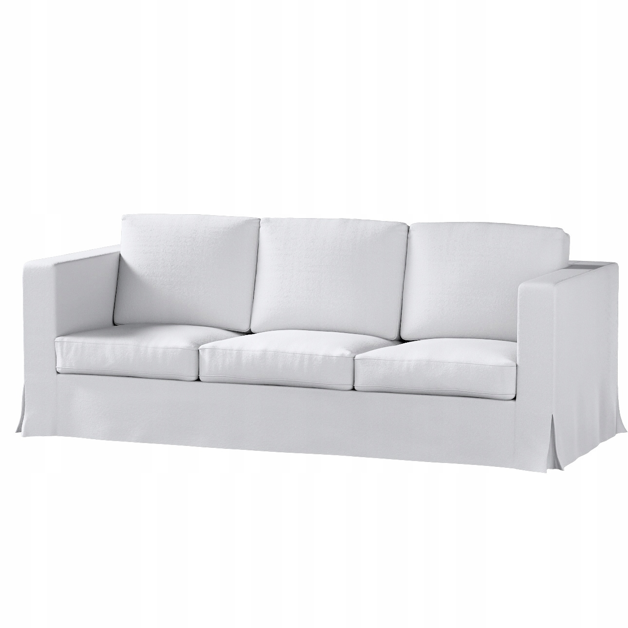 Poťah na pohovku Karlanda 3-miestna nerozkladacia Ikea biela bukla