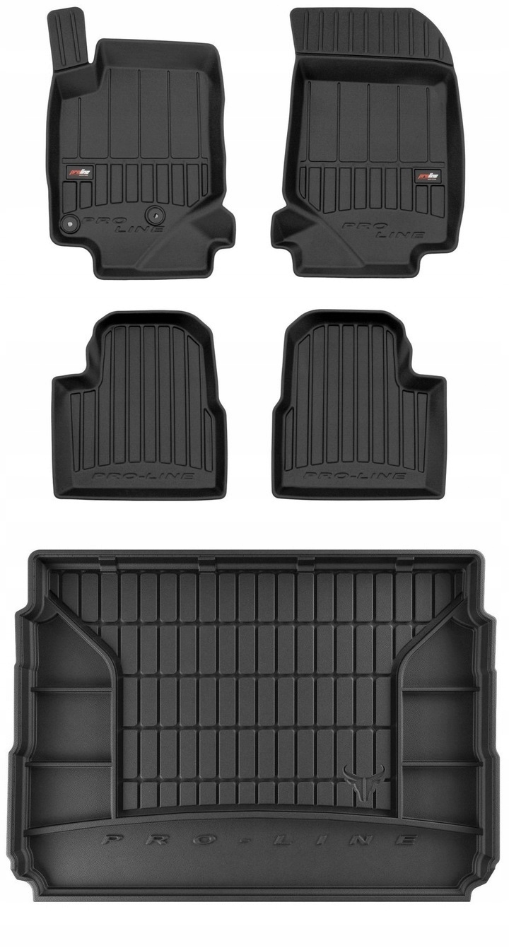 Set 3D Koberce a rohož do kufru Citroen C4 3 hatchback od 2020 g
