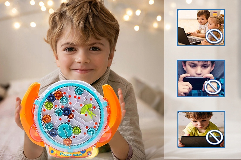 ZABAWKA NA PREZENT ZRĘCZNOŚCIOWA GRA EDUKACYJNA ZABAWKA LOGICZNA Labirynt Szerokość produktu 20 cm