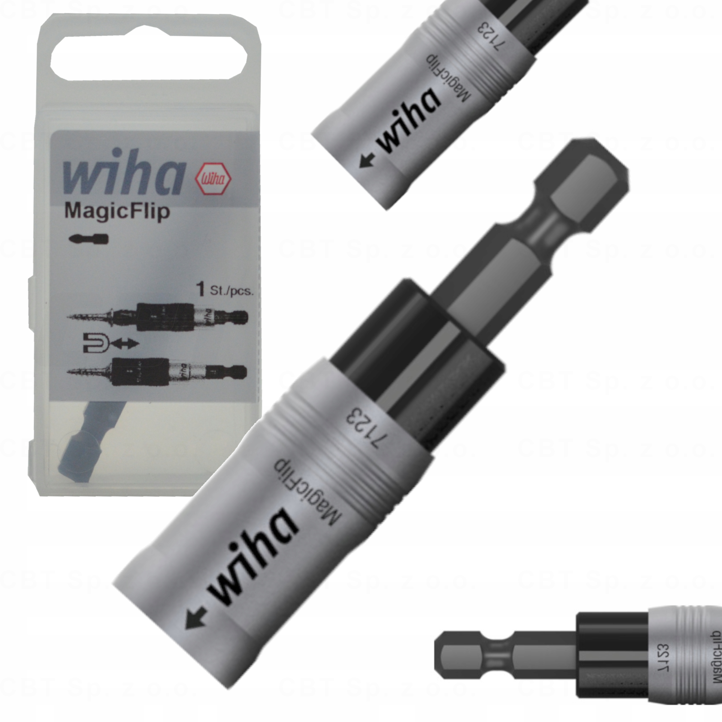 MAGNETYCZNY UCHWYT BITÓW NA BITY 1/4 HEX MAGIC FLIP FORCE MOCNY MAGNES