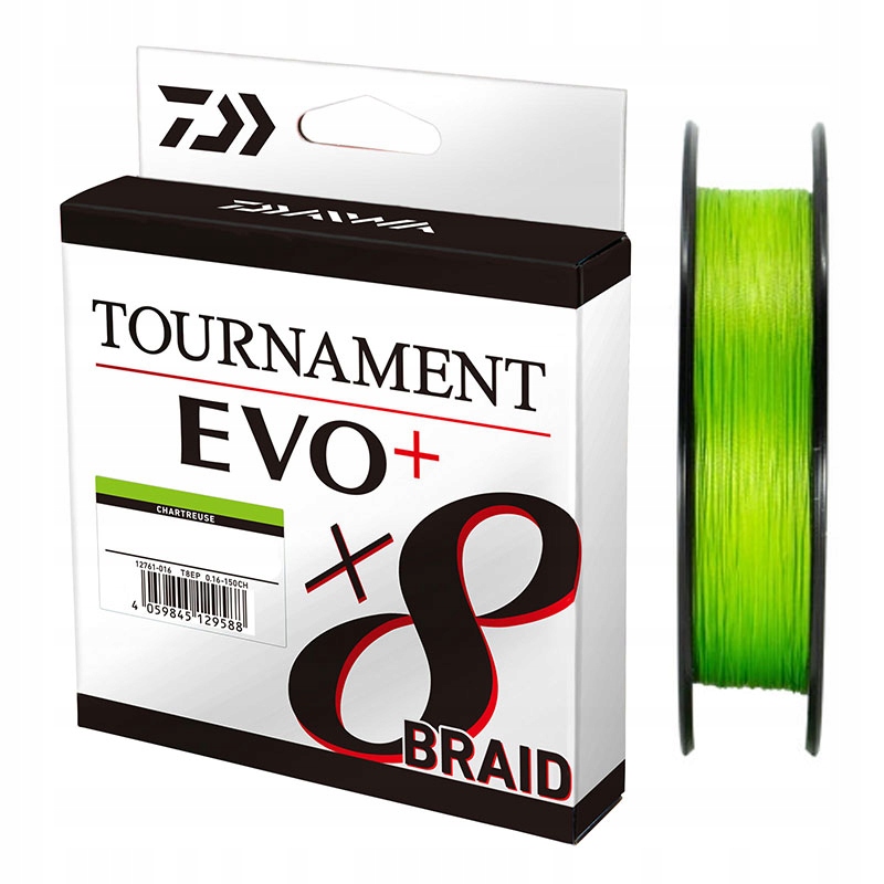 Daiwa Tournament Evo+ #0.8 0.10mm 14.7lb 6.7kg 135m chartreuse
