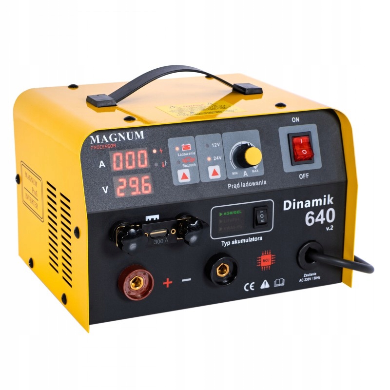 Invertorový usmerňovač so štartom Dinamik 640 V.2 12/24 V 230 V Magnum