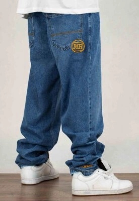Kalhoty Mh Sport Baggy Circle Yellow Mh 7 blue