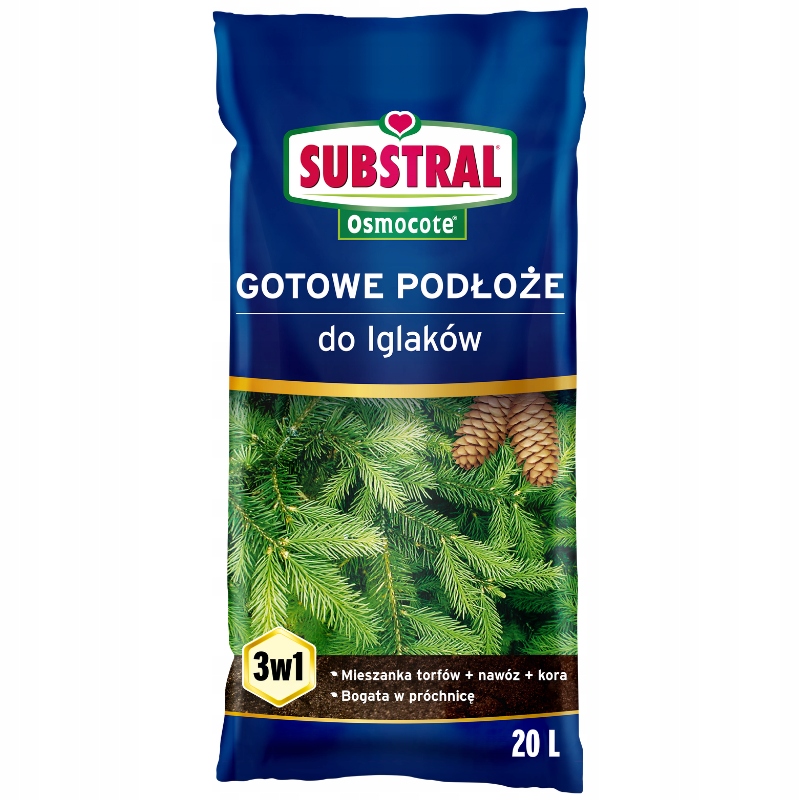 

Substral Osmocote Ziemia Do Iglaków 20L
