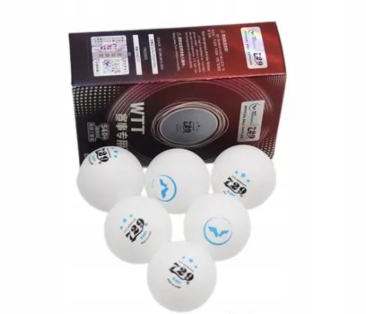 Míčky Na Stolní Tenis ping pong Friendship 729 3*** 6 ks Wtt