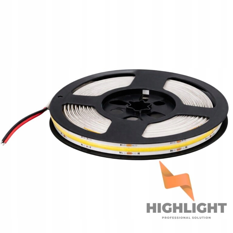 5 m Led pásek Cob 24V IP65 Dual Cct 2PIN 16W 2700-6500K 640LED/m Vodotěsný