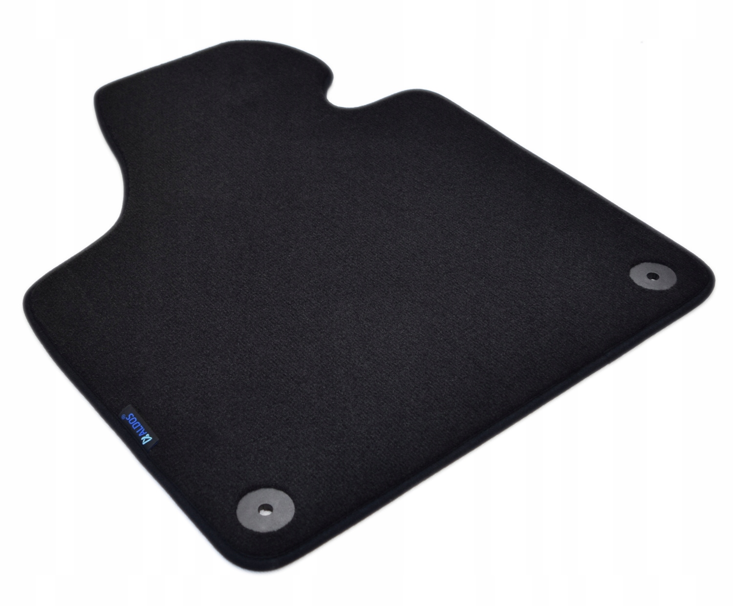 Czarne dywaniki welurowe Diamond, Lamówka - Audi A3 8P 2003-2013r. Liczba elementów 4