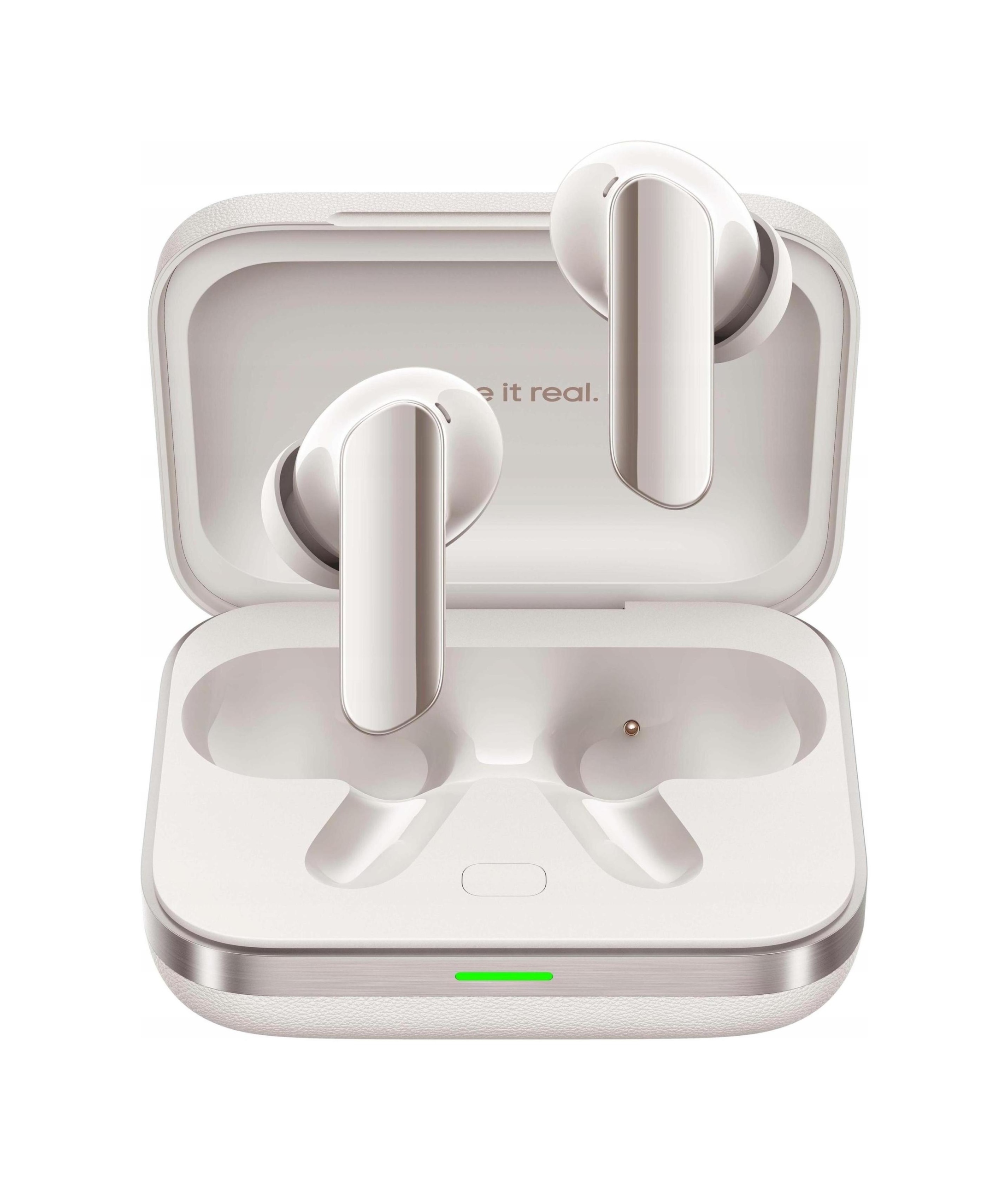 Bezdrátová sluchátka do uší Realme Buds Air 7 Pro Anc Béžová Bílá