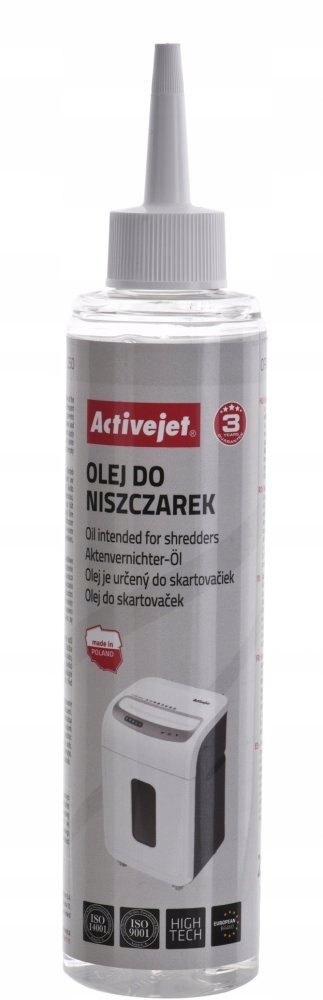 Olej do niszczarek Activejet ASO-250 250ml x2 Kod producenta ASO-250