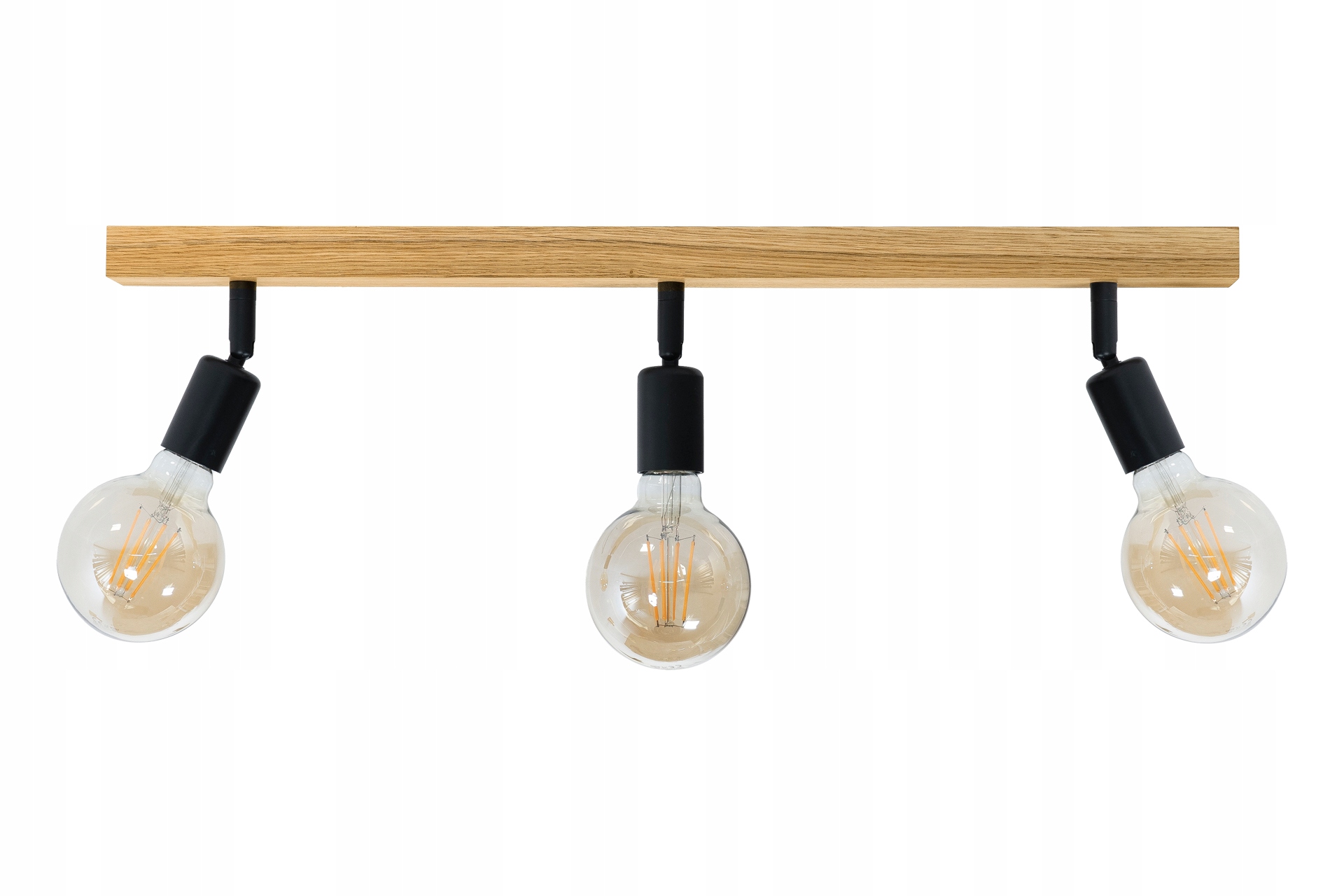 Stropné Svietidlo Stropná lampa Dubová Retro 60 cm E27 Pohyblivá Nástenná Závesná