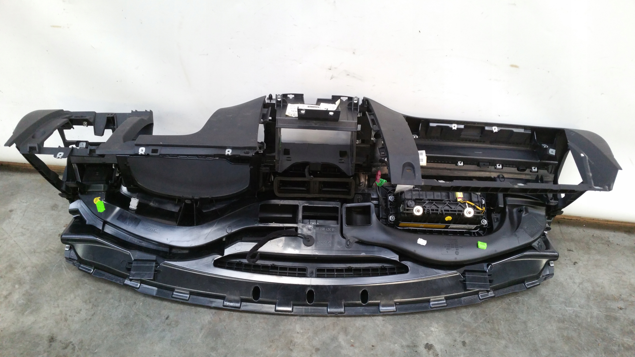 console airbags tension belts sensor VW Passat B6