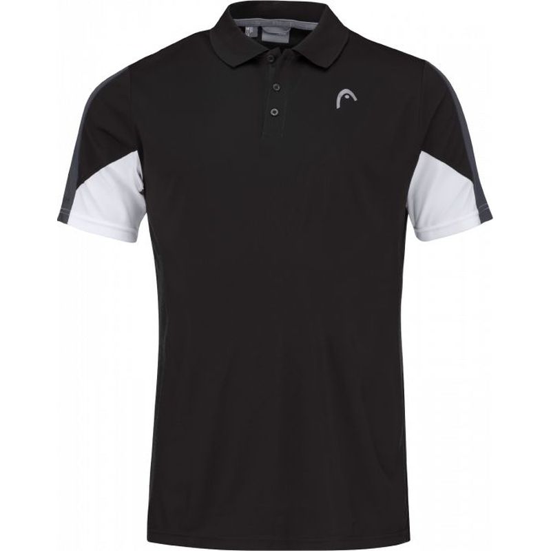 Pánské Tenisové Tričko Head Club 22 Tech Polo Shirt Men Black XL