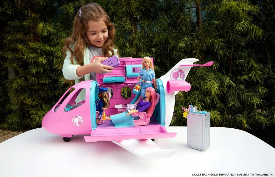 BARBIE - WIELKI SAMOLOT + AKCESORIA - GDG76 Bohater Barbie